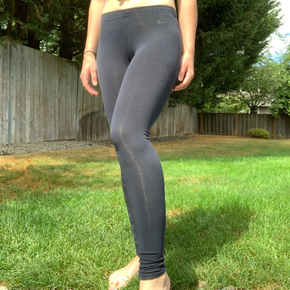 Nike black full length leggings